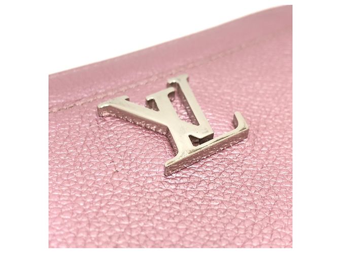 Portafoglio Zippy Lockme Metallico Rosa Louis Vuitton Argento - vista 6