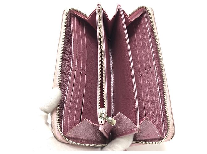 Portafoglio Zippy Lockme Metallico Rosa Louis Vuitton Argento - vista 8