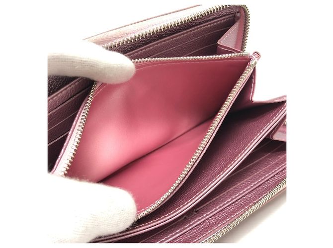 Portafoglio Zippy Lockme Metallico Rosa Louis Vuitton Argento - vista 9