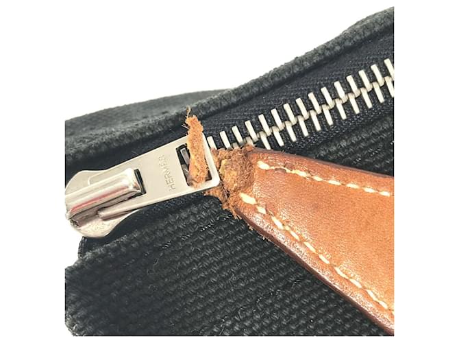 Hermès Medor Studs Aktentasche Braun Schwarz - Ansicht 11