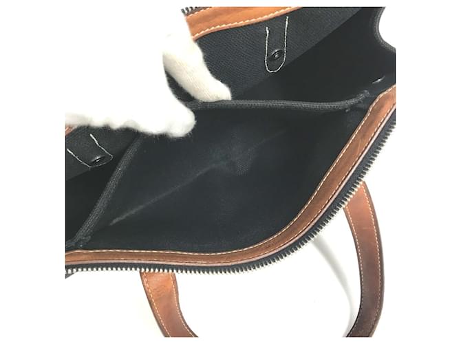 Hermès Medor Studs Aktentasche Braun Schwarz - Ansicht 13