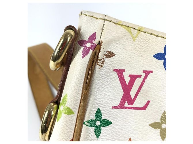 Louis Vuitton Monogram Multicolor Lodge GM Tasche Weiß - Ansicht 17