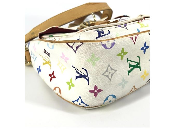 Louis Vuitton Monogram Multicolor Lodge GM Tasche Weiß - Ansicht 6