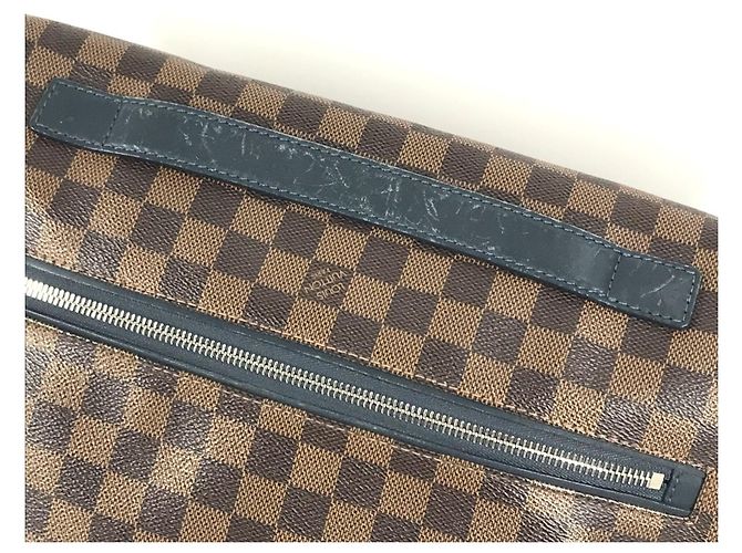Borsa a flap Damier Sprinter GM di Louis Vuitton Marrone Blu navy - vista 15