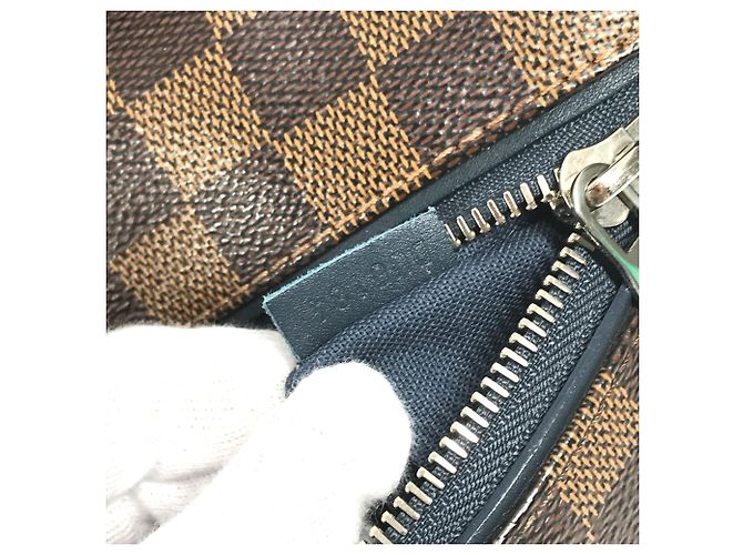 Borsa a flap Damier Sprinter GM di Louis Vuitton Marrone Blu navy - vista 16