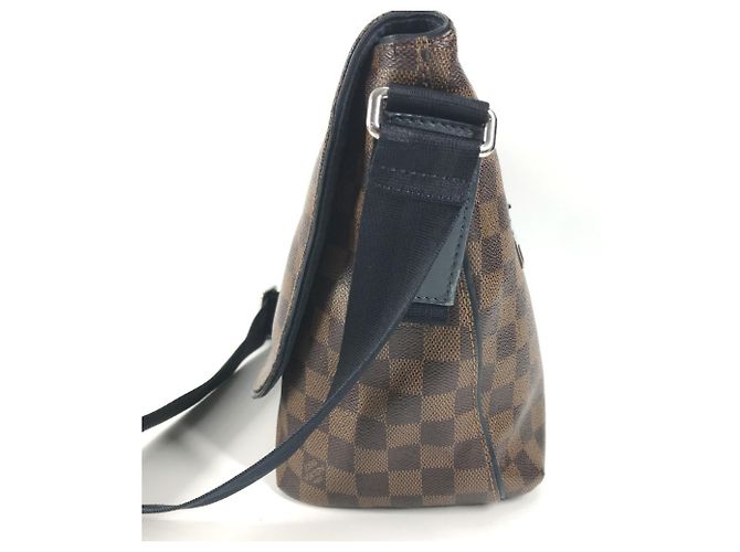 Borsa a flap Damier Sprinter GM di Louis Vuitton Marrone Blu navy - vista 3