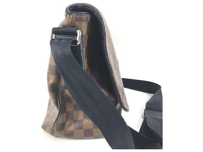 Borsa a flap Damier Sprinter GM di Louis Vuitton Marrone Blu navy - vista 4