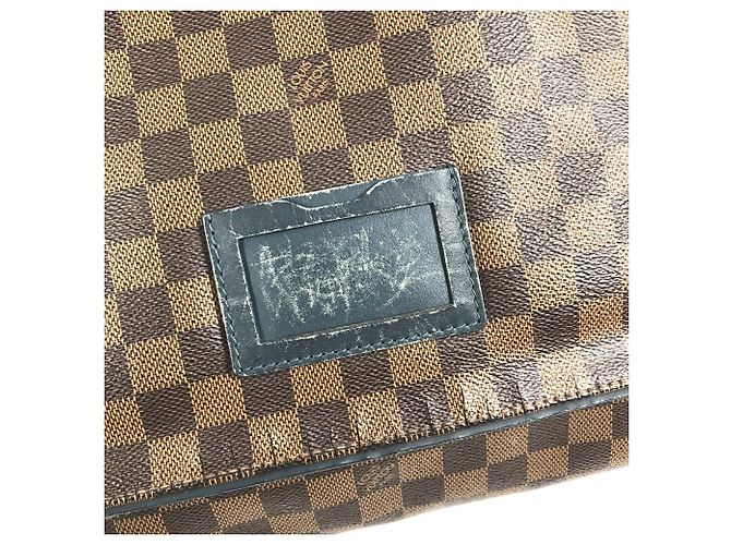 Borsa a flap Damier Sprinter GM di Louis Vuitton Marrone Blu navy - vista 7