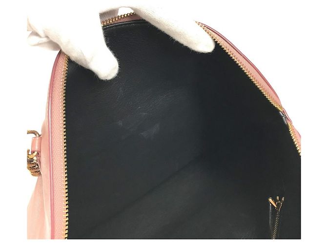 Borsa a catena Lockit di Louis Vuitton Marrone Rosa - vista 9