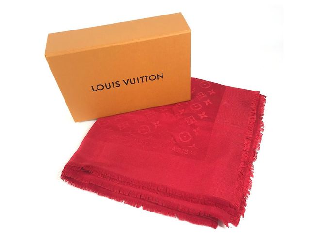 Monogramm Schal von Louis Vuitton Rot - Ansicht 11