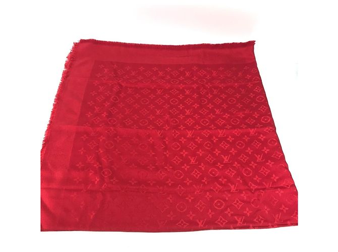 Monogramm Schal von Louis Vuitton Rot - Ansicht 2