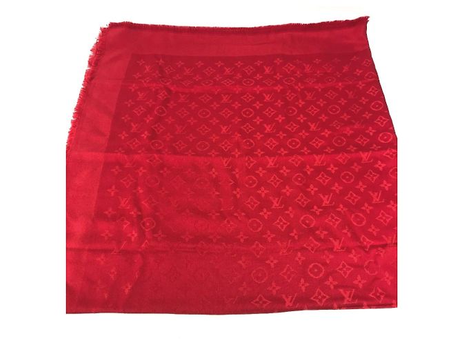 Monogramm Schal von Louis Vuitton Rot - Ansicht 3