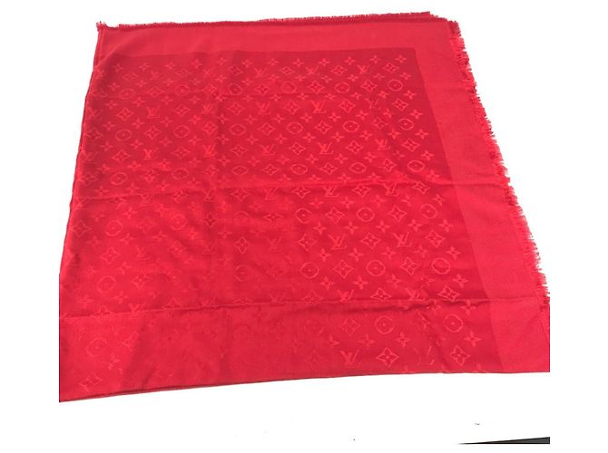 Monogramm Schal von Louis Vuitton Rot - Ansicht 5