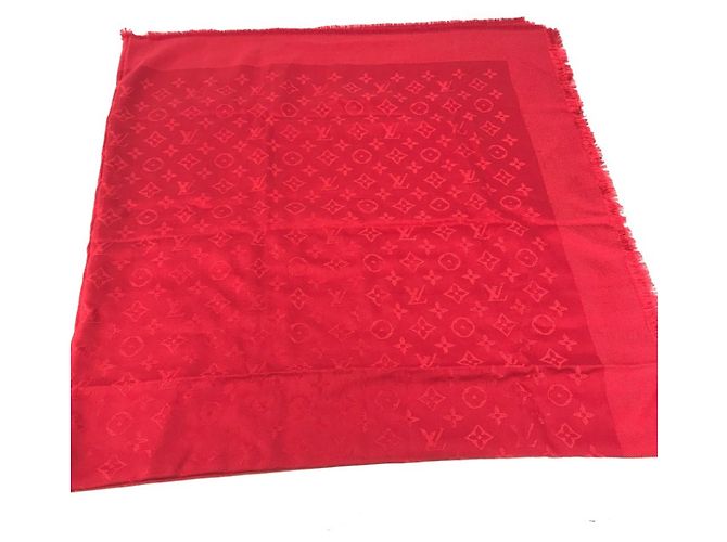 Monogramm Schal von Louis Vuitton Rot - Ansicht 6