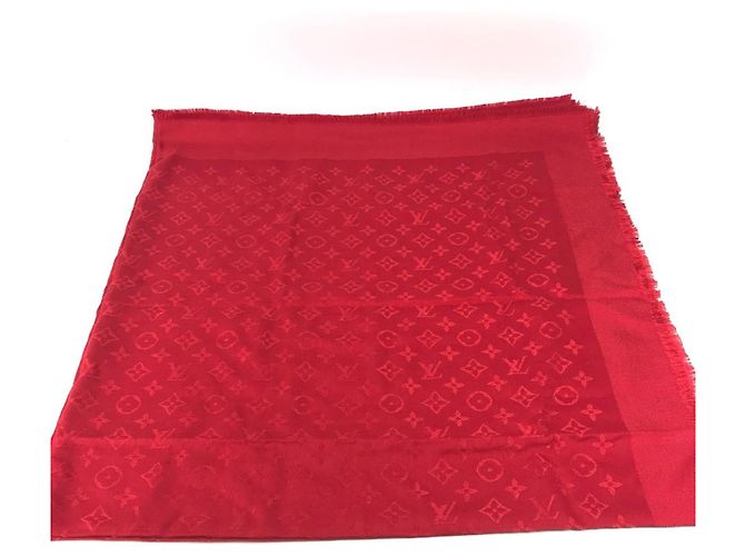 Monogramm Schal von Louis Vuitton Rot - Ansicht 7