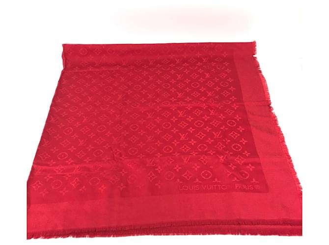 Monogramm Schal von Louis Vuitton Rot - Ansicht 9