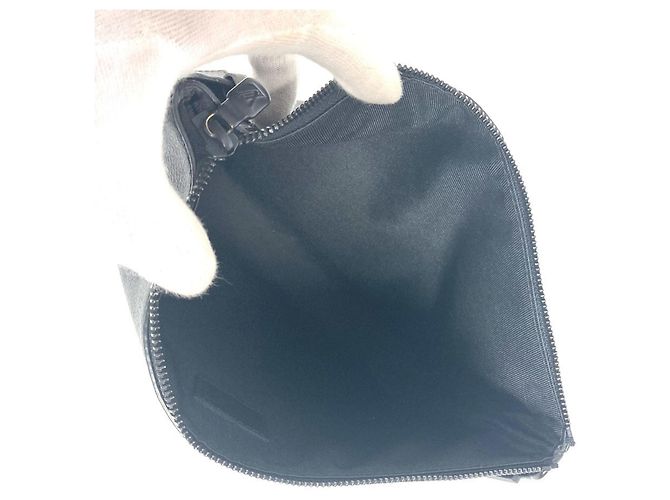 Borsa Pouch Take-Off Damier Graphite Louis Vuitton Nero - vista 12