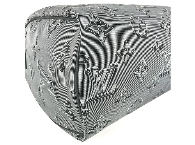 Borsa Keepall Bandoulière Reversibile 50 Monogram Louis Vuitton Marrone Nero Multicolore - vista 16