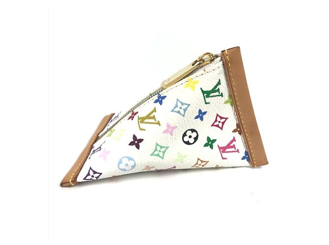 Louis Vuitton Monogram Multicolore Coin Purse White - view 2