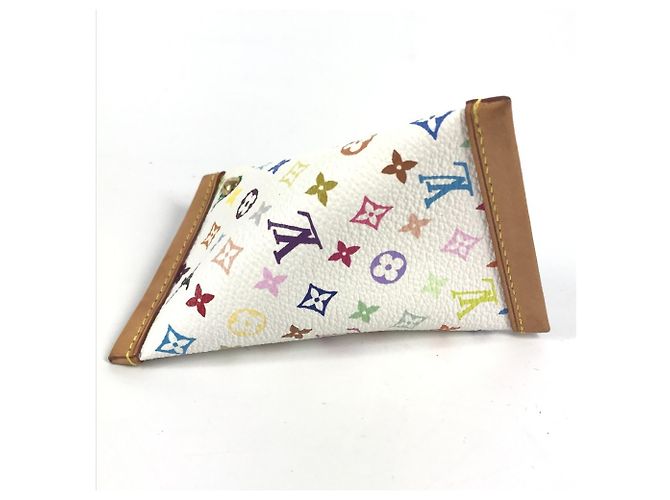 Louis Vuitton Monogram Multicolore Coin Purse White - view 4
