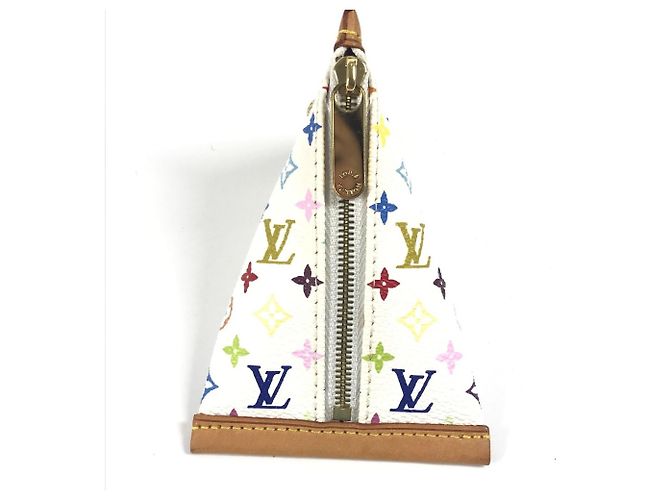 Louis Vuitton Monogram Multicolore Coin Purse White - view 5