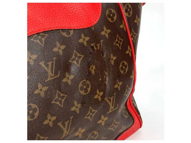 Borsa a Spalla Monogram Estrella di Louis Vuitton Marrone Rosso - vista 10