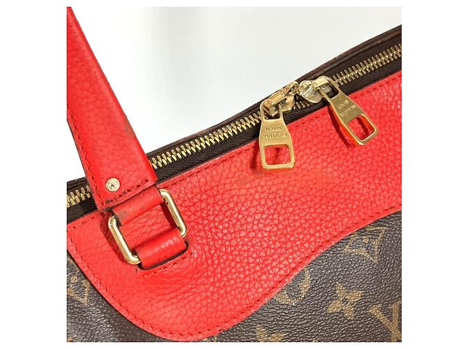 Borsa a Spalla Monogram Estrella di Louis Vuitton Marrone Rosso - vista 12