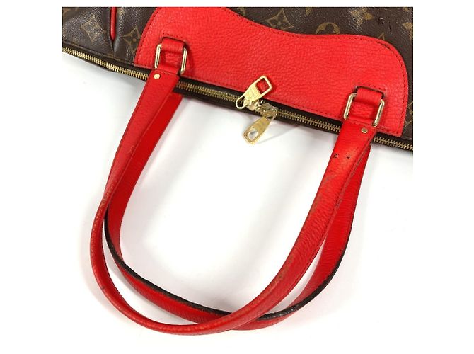 Borsa a Spalla Monogram Estrella di Louis Vuitton Marrone Rosso - vista 7