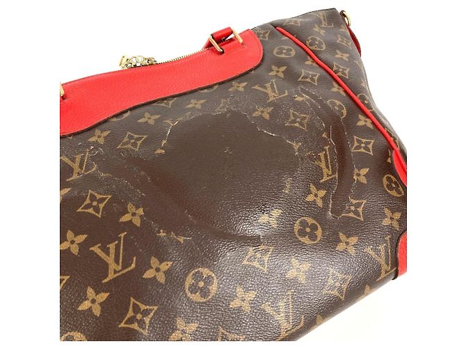 Borsa a Spalla Monogram Estrella di Louis Vuitton Marrone Rosso - vista 8