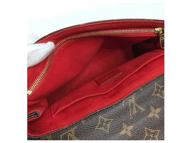 Borsa San Placide Monogram Louis Vuitton Marrone Rosso - vista 10