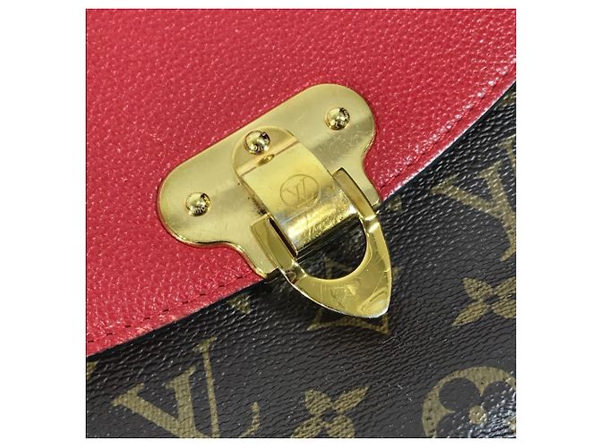 Borsa San Placide Monogram Louis Vuitton Marrone Rosso - vista 14