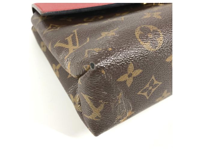Borsa San Placide Monogram Louis Vuitton Marrone Rosso - vista 6