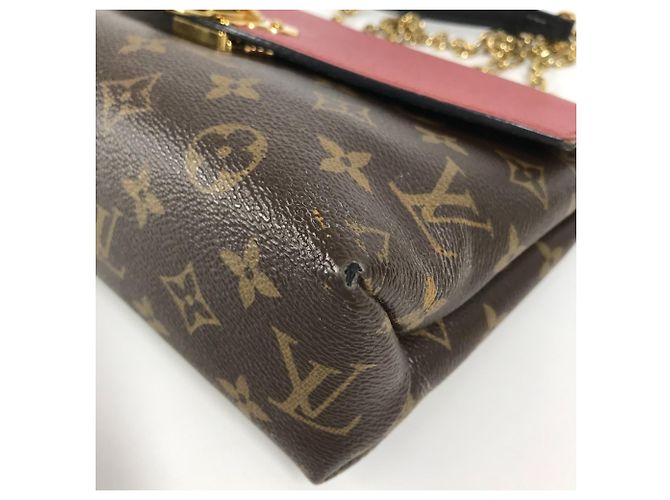 Borsa San Placide Monogram Louis Vuitton Marrone Rosso - vista 7