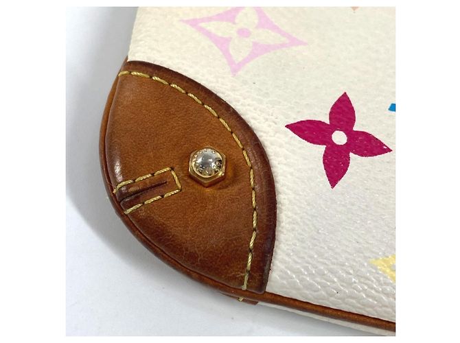 Louis Vuitton Monogram Multicolore Mila MM Chain Bag White - view 13