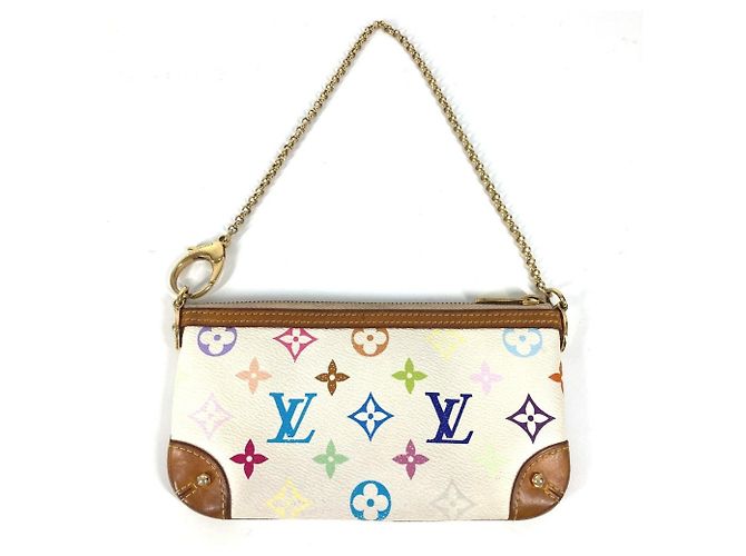Louis Vuitton Monogram Multicolore Mila MM Chain Bag White - view 2