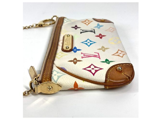 Louis Vuitton Monogram Multicolore Mila MM Chain Bag White - view 4