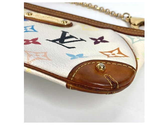 Louis Vuitton Monogram Multicolore Mila MM Chain Bag White - view 5