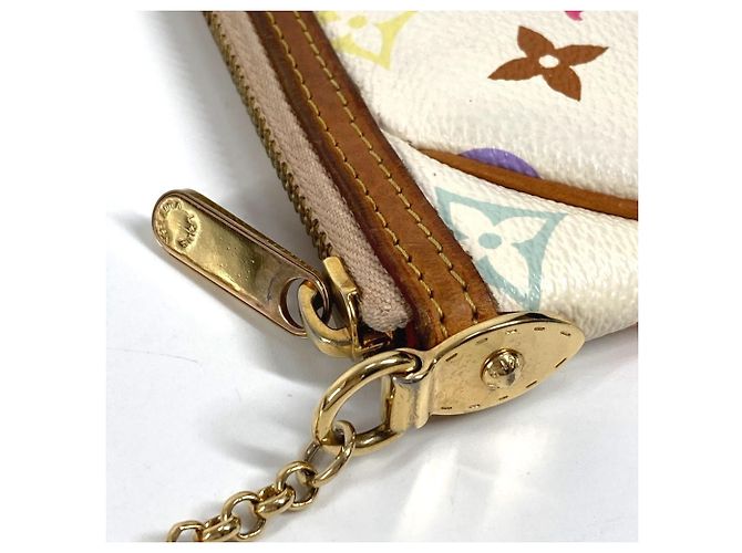 Louis Vuitton Monogram Multicolore Mila MM Chain Bag White - view 9