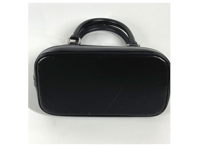 Borsa Little Alma in satin Monogram Louis Vuitton Nero - vista 9