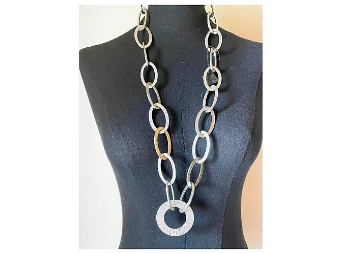 Magnifica parure DOLCE & GABBANA collana e orecchini Collezione “Stone” Argento - vista 10