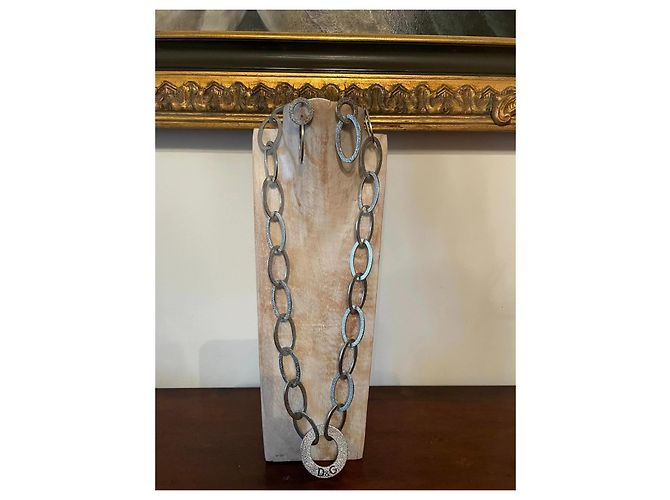 Magnifica parure DOLCE & GABBANA collana e orecchini Collezione “Stone” Argento - vista 2