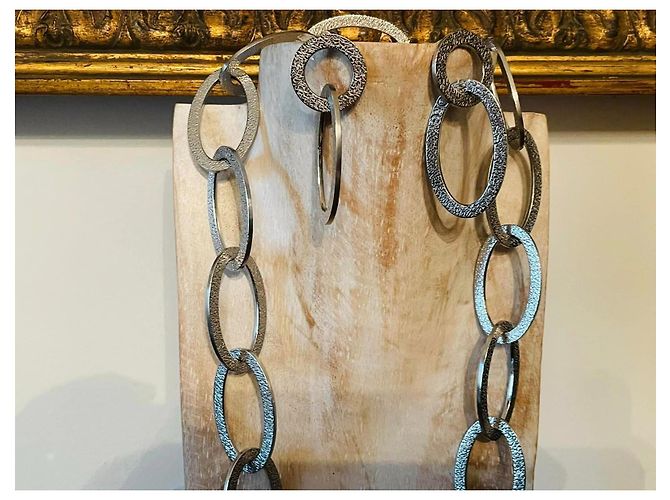 Magnifica parure DOLCE & GABBANA collana e orecchini Collezione “Stone” Argento - vista 3