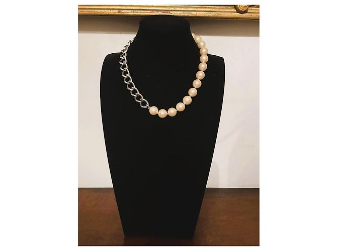 Magnifica parure DOLCE & GABBANA collana e orecchini perle Bianco - vista 5