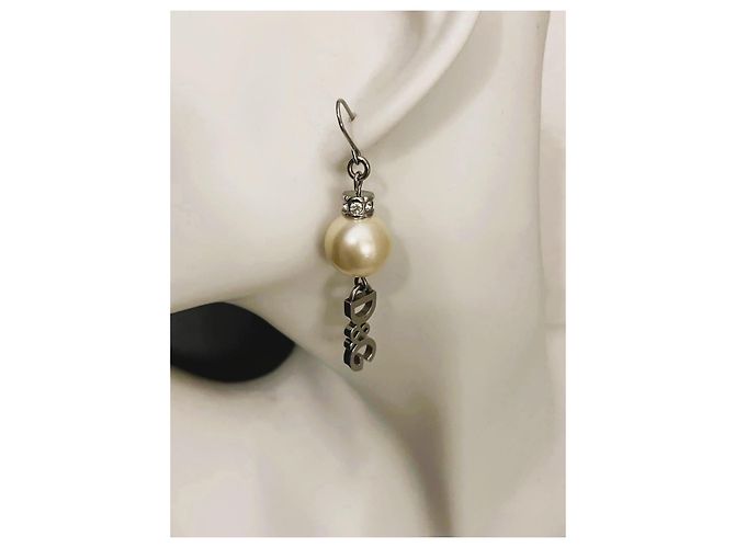 Magnifica parure DOLCE & GABBANA collana e orecchini perle Bianco - vista 8