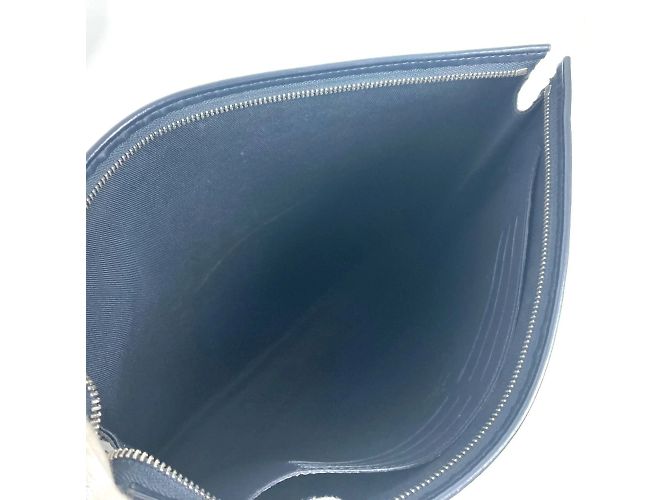 Borsa Pochette Voyage GM Louis Vuitton Monogram Savannah Chapman Brothers Bianco Blu navy - vista 10