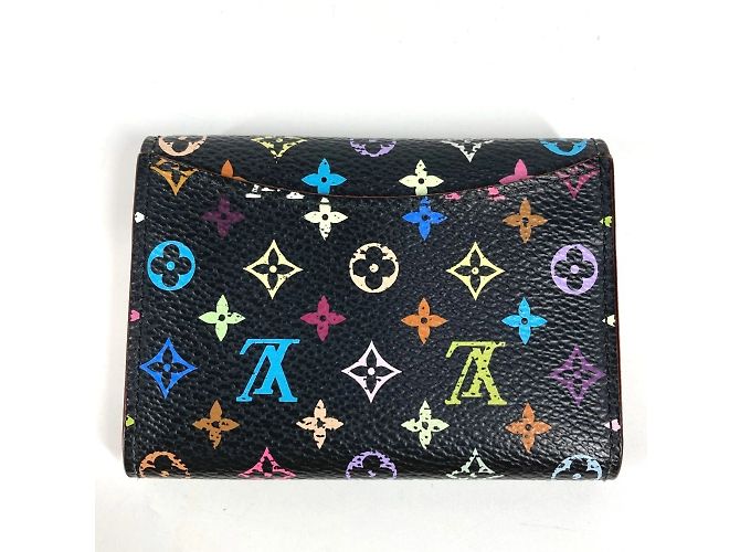 Louis Vuitton Monogram Multicolore Coin Purse Black - view 2
