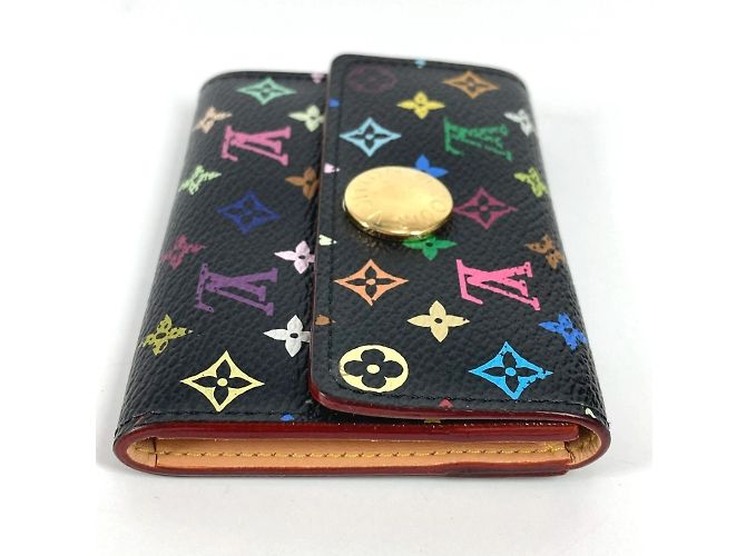 Louis Vuitton Monogram Multicolore Coin Purse Black - view 3