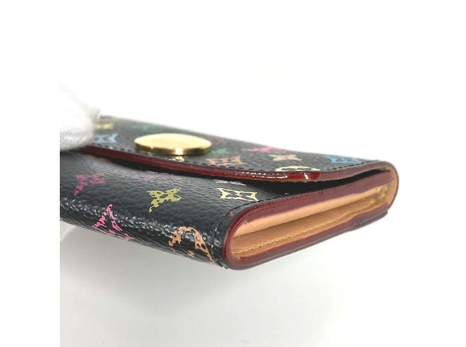 Louis Vuitton Monogram Multicolore Coin Purse Black - view 6