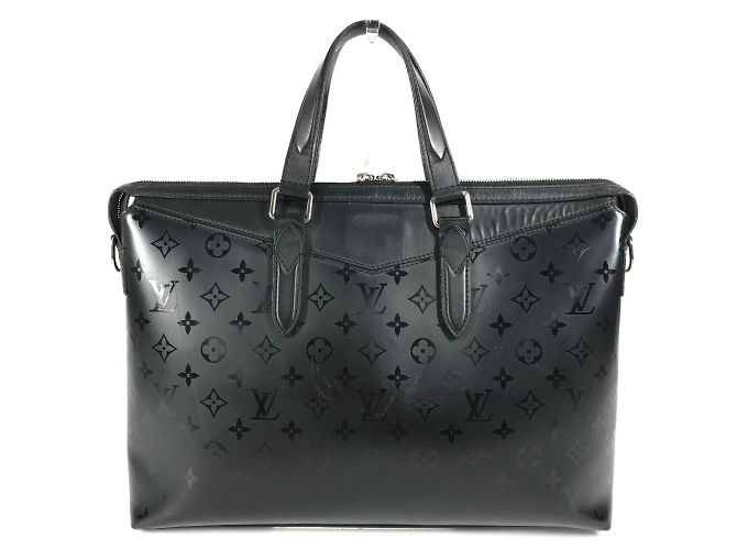 Louis Vuitton Monogram Illusion Aktentasche Schwarz - vista 2