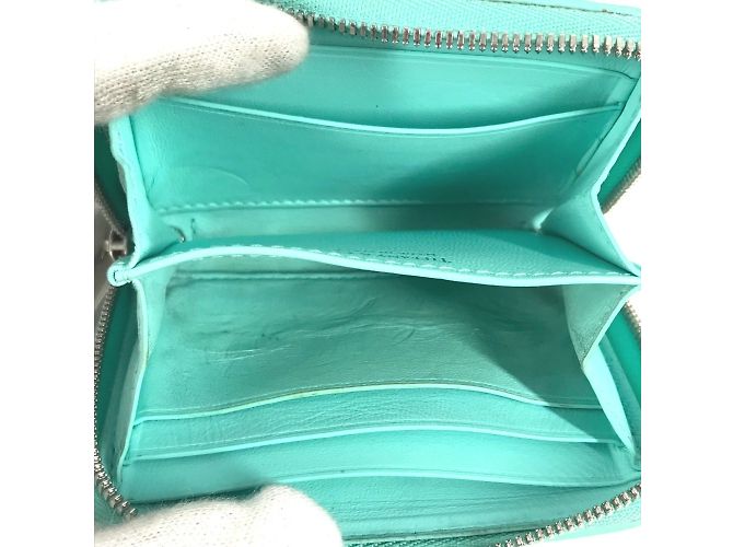 Monedero de cuero azul Tiffany & Co. - vista 10
